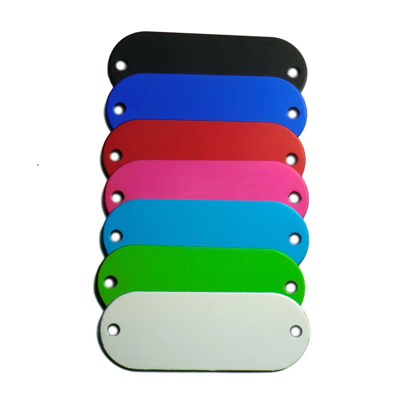 Venta al por mayor, 100 Uds., etiqueta de identificación personalizada para perros y gatos, etiquetas de aluminio con nombre para perros y gatos, Collar para cachorros, etiqueta con placa de identificación antipérdida para perros - imagen 4