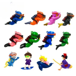 Decoraciones flotantes para peceras - Juguetes Betta y adornos de buzo