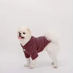 Sudadera con capucha cálida para perros y gatos pequeños, suave