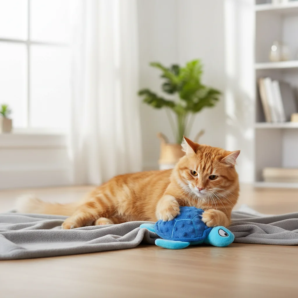 Tortuga de peluche con sonido para cachorros – Juguete interactivo - imagen 3