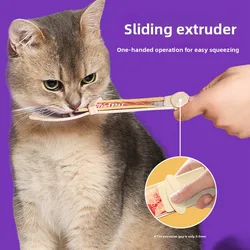 Alimentador de tiras para gatos – Dispensador comida cómoda suave