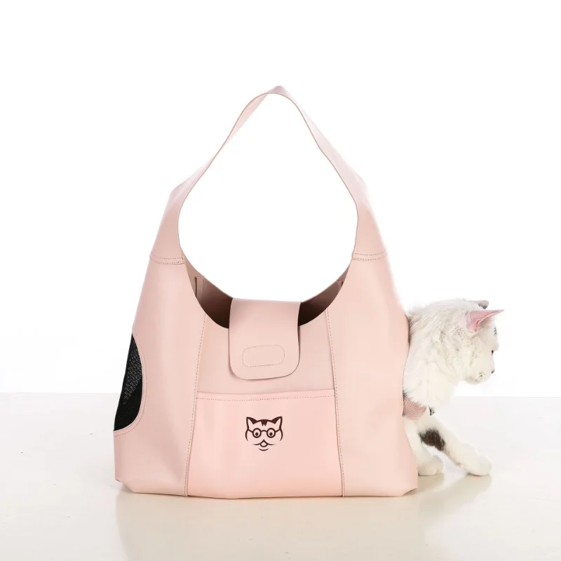 Bolsa de hombro para transportar mascotas, bolsa de viaje, paquetes de negocios, cesta de transporte para perros medianos Samll - imagen 3