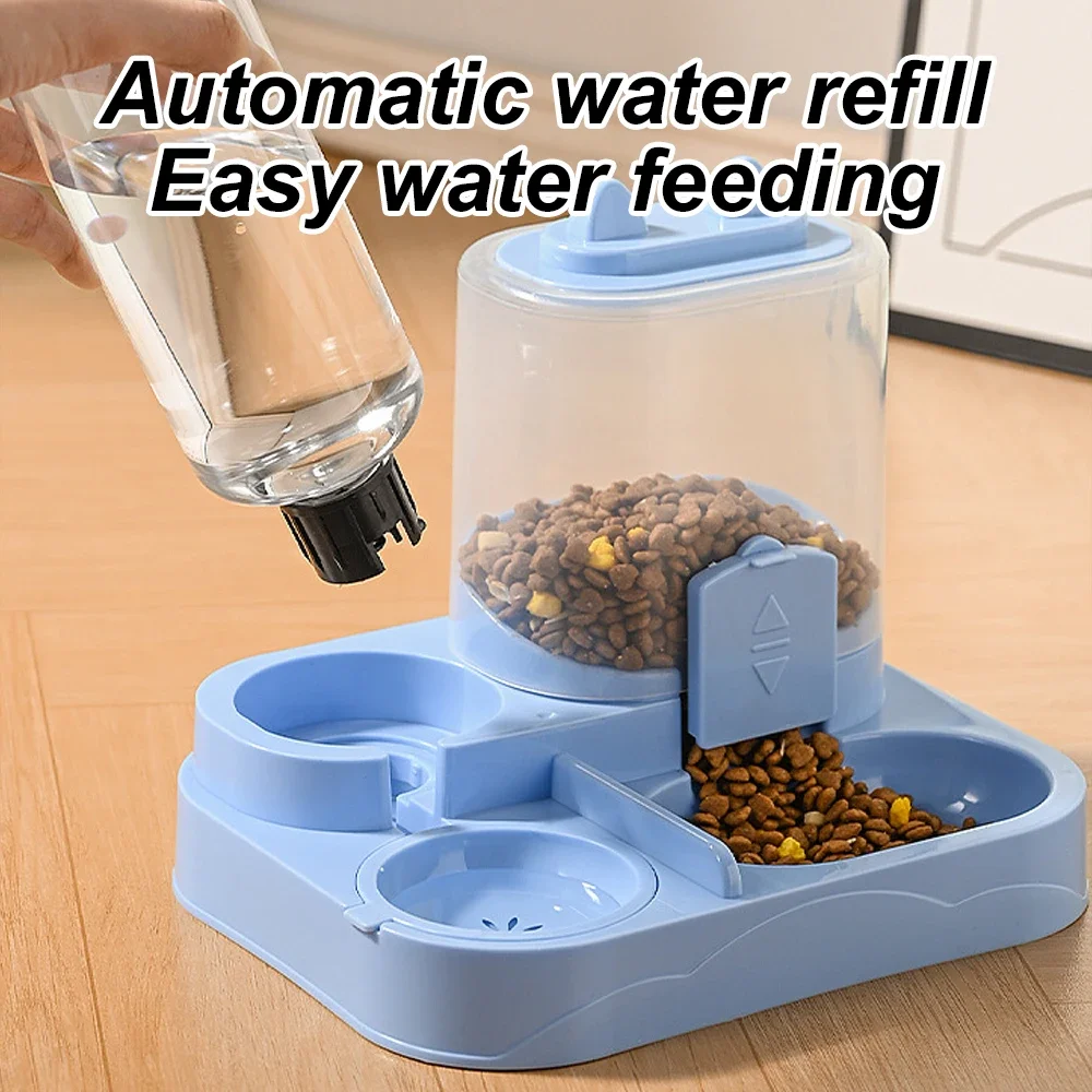 Alimentador automático 2 en 1 ración controlada para gatos y perros pequeños - imagen 4