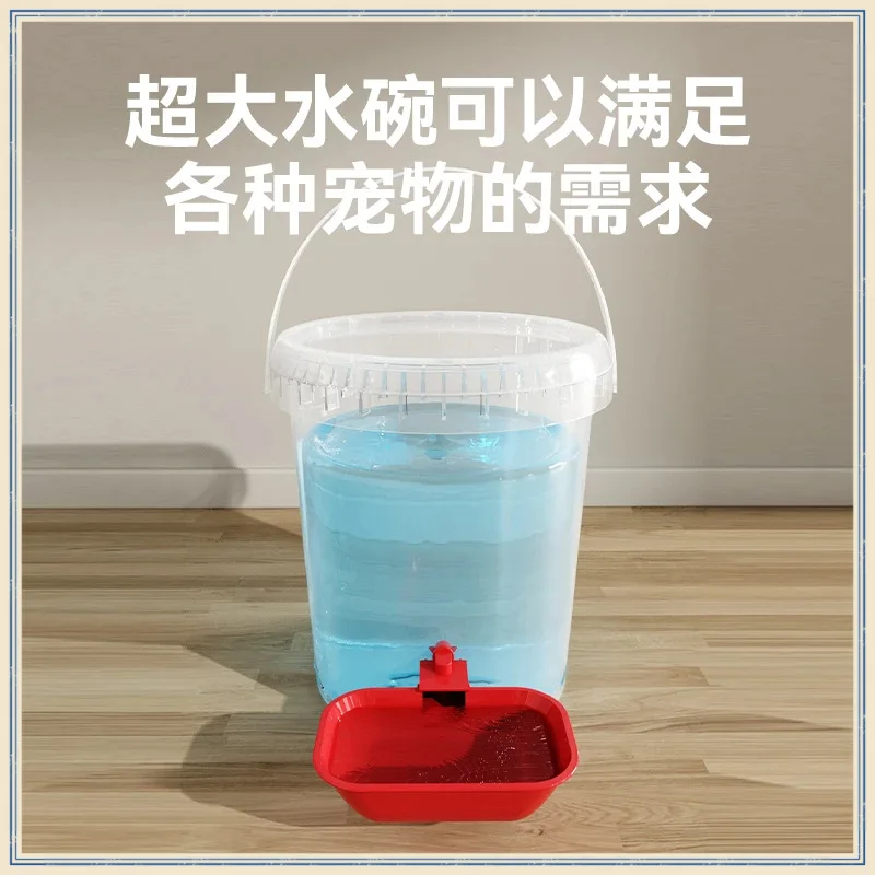 Dispensador automático de agua para perros y gatos, alimentación para gatos y agua potable que fluye, suministros desenchufados, productos para mascotas - imagen 4