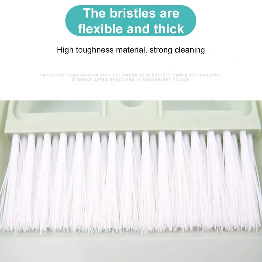 Juego de recogedor de polvo para mascotas pequeñas, Mini escoba, suave, compacta, portátil, barra elevada, Herramientas de limpieza de cocina ligeras, suministros para mascotas - imagen 5