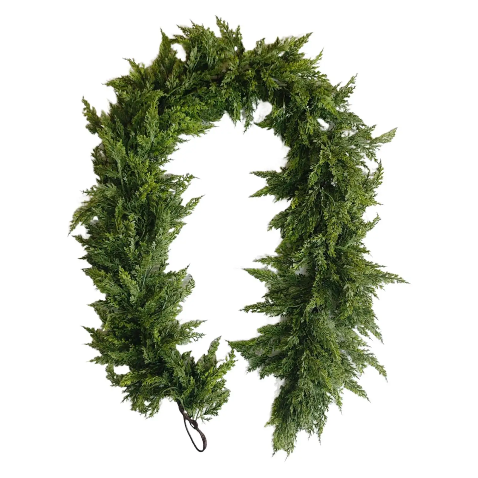 Simulation Rattan Winter Greenery Real Touch Christmas Tree Pendant Green Plant