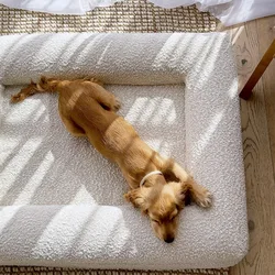 Cama viscoelástica impermeable para perros desmontable y lavable