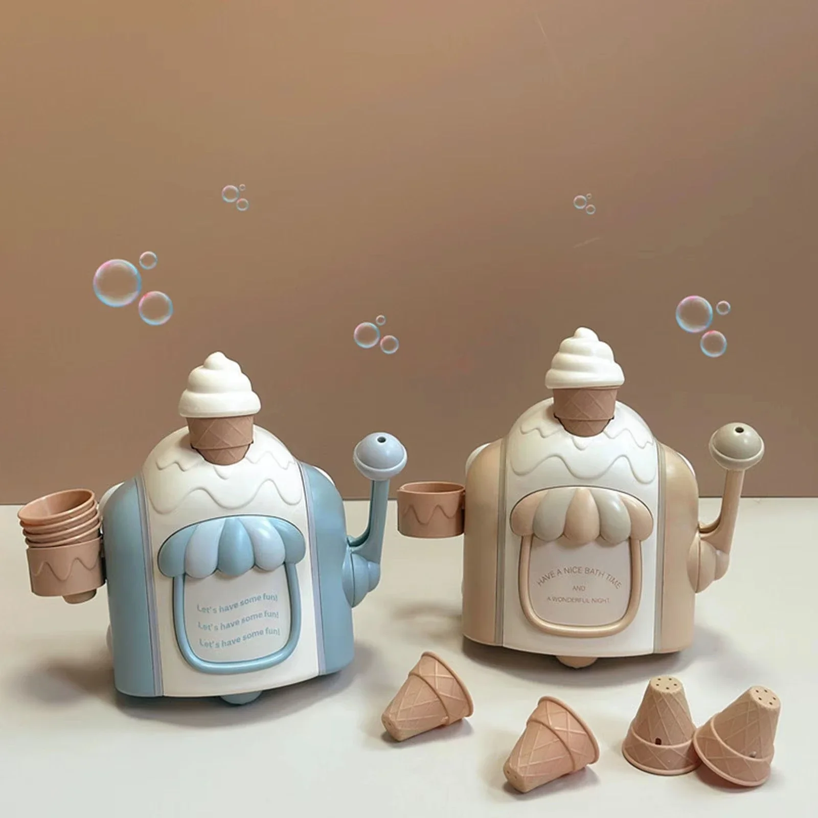 Máquina para hacer espuma de helado, juego de juguetes para el baño, habilidades motoras finas, Gel de ducha, espumador para niños, niñas, niños de 4 a 8 años, juguete de baño de agua - imagen 2