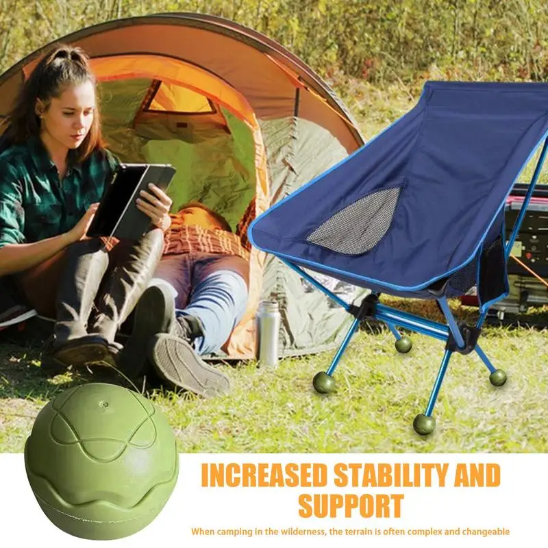 Protector de pies de muebles para silla, almohadillas resistentes al desgaste para acampar, barbacoa al aire libre, Picnic y Pesca - imagen 5