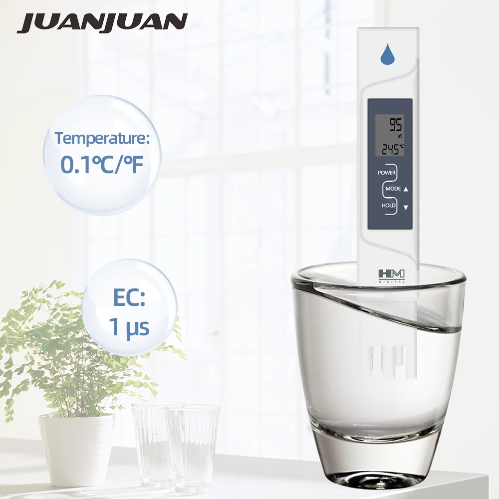 Probador de calidad del agua AquaPro HM Digital 2 en 1 AP-2 EC y temperatura con calibración automática y retención de datos 40% de descuento