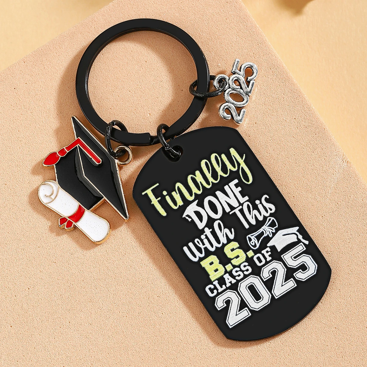 Clase de 2025 Decoración de graduación Regalo de graduación universitario para su señora Llavero avanzado 2025 para su hija hijo - imagen 5
