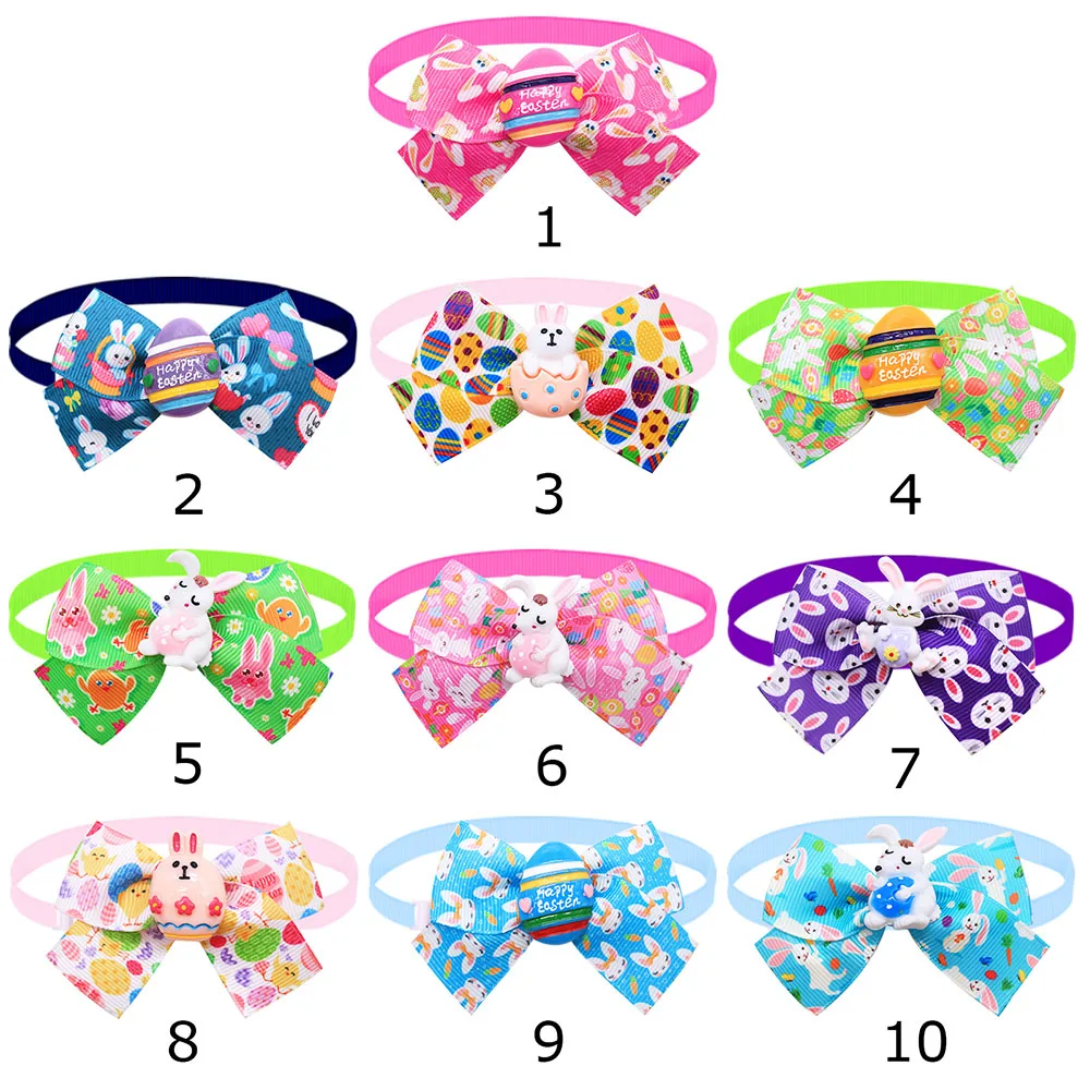 Collar lazo de Pascua para gatos y perros pequeños – Diseño conejo - imagen 5