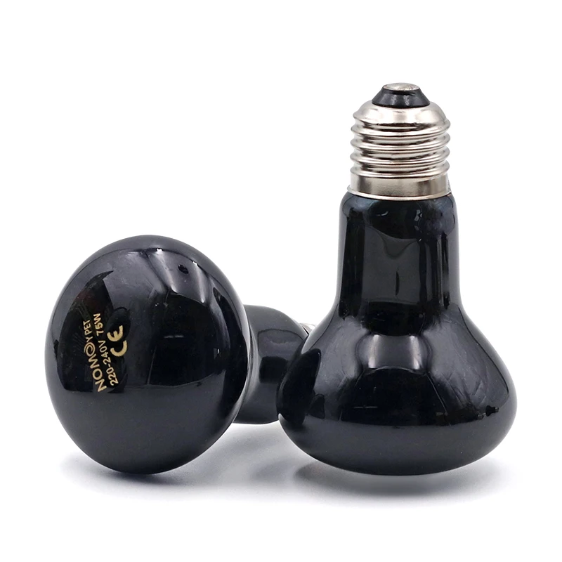 Lámpara de calefacción para mascotas, luz nocturna de calor para reptiles y serpientes, lámpara de serpiente anfibia, bombilla de calor para reptiles, luz UV AC220-240V - imagen 5