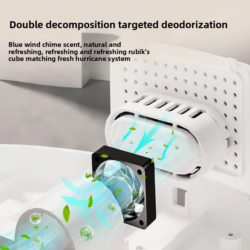 Caja de arena automática para gatos, limpieza eléctrica inteligente extragrande, a prueba de salpicaduras, tipo abierto, desodorante antibacteriano, inodoro para gatos - imagen 3