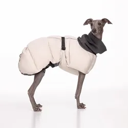 Abrigo cuello alto perros pequeños: Whippet, galgo italiano y terrier