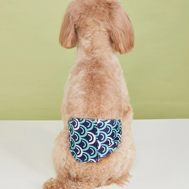 Pañal para perro masculino reutilizable, bragas sanitarias lavables para mascotas, ropa interior ajustable para perros y cachorros, banda para el vientre - imagen 3