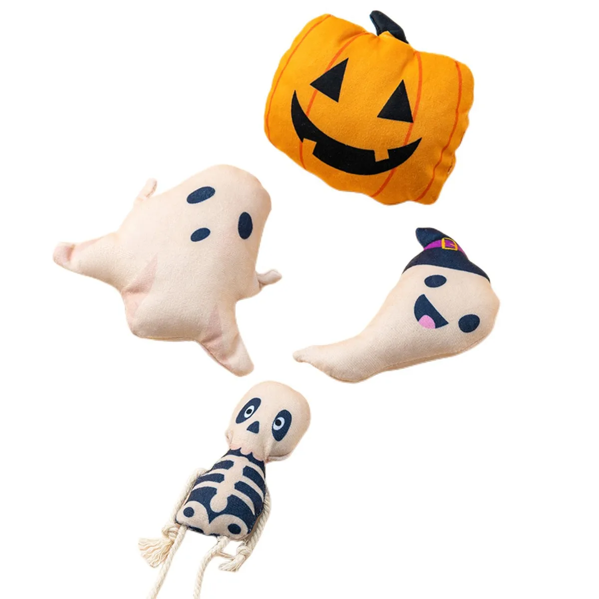 Juguete de gato de Halloween para mascotas con hierba gatera, bonito juguete de calabaza de Halloween, juguete interactivo divertido, accesorios para perros pequeños - imagen 5