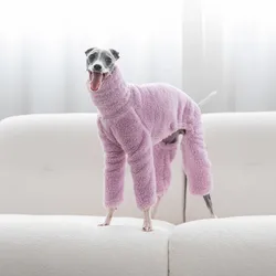 Mono de invierno con cuello alto para galgo, whippet y xolo