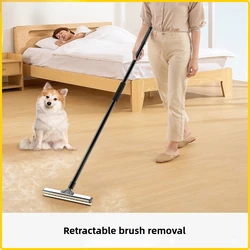 Cepillo deshedding para perros y gatos - retráctil, lavable, mango