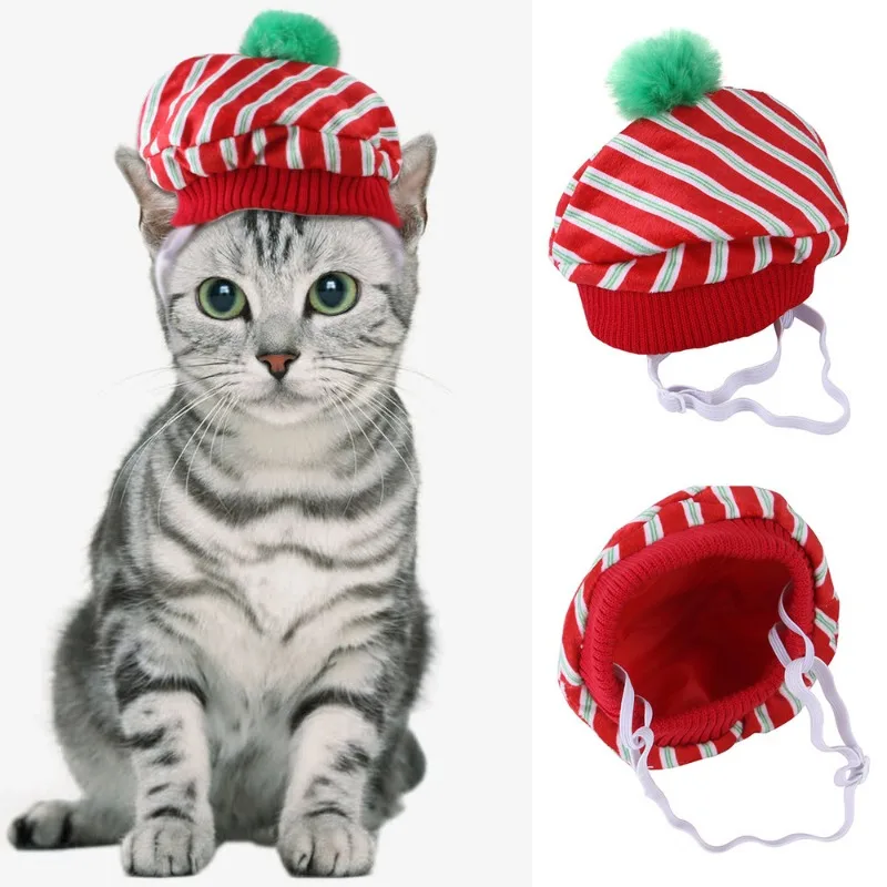 Suministros para mascotas de moda, cubiertas para cabeza de gato, sombreros divertidos para mascotas, adecuado para perros pequeños y gatos, accesorios para mascotas, sombreros para gatos - imagen 4