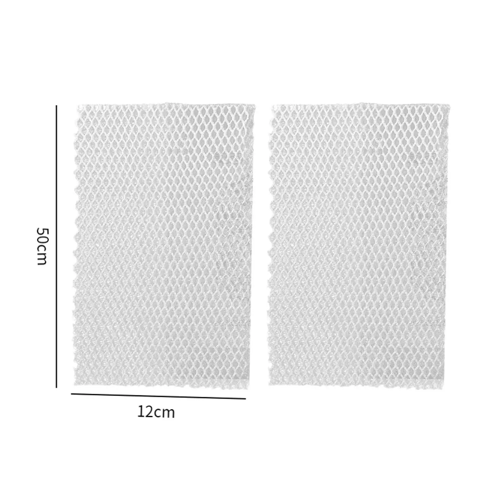 2x Aquarium Filter Cotton Fish Tank Filter without Blocking Water Multifunction