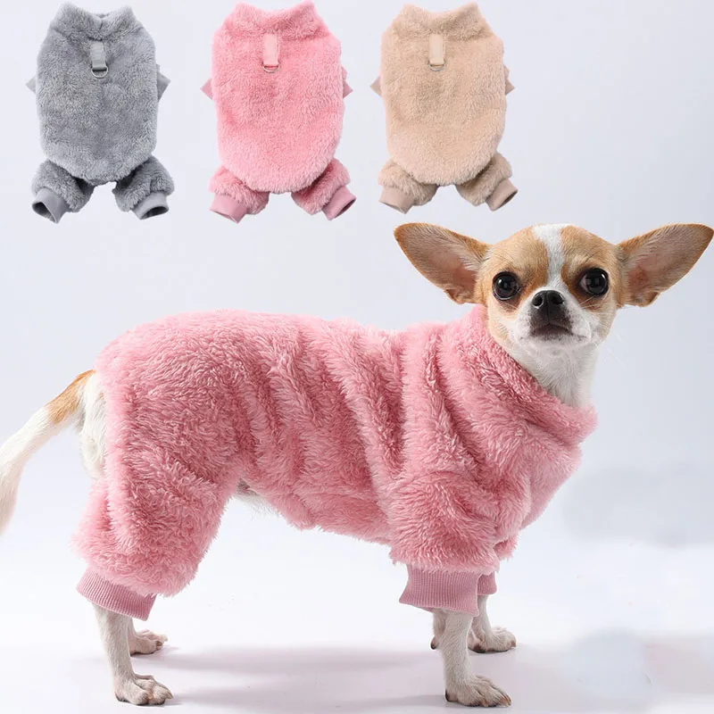 Pijama de lana para perros pequeños – abrigo invierno cachorros