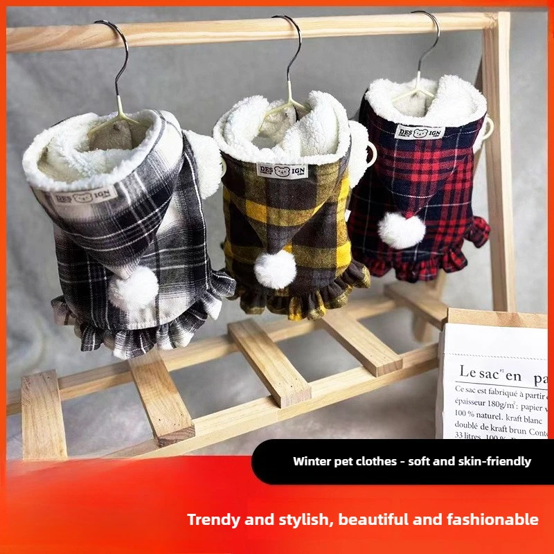 Ropa para perros, ropa de algodón de invierno, ropa de peluche para perros medianos y pequeños, ropa gruesa y cálida para mascotas, productos para mascotas