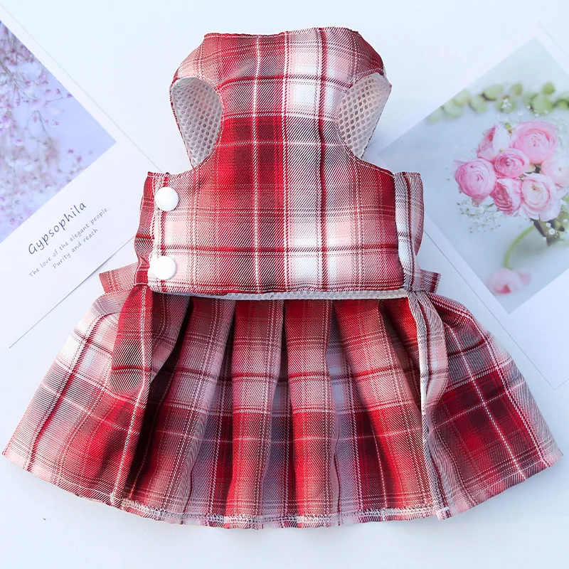 Vestido con lazo para perro pequeño de verano - imagen 2