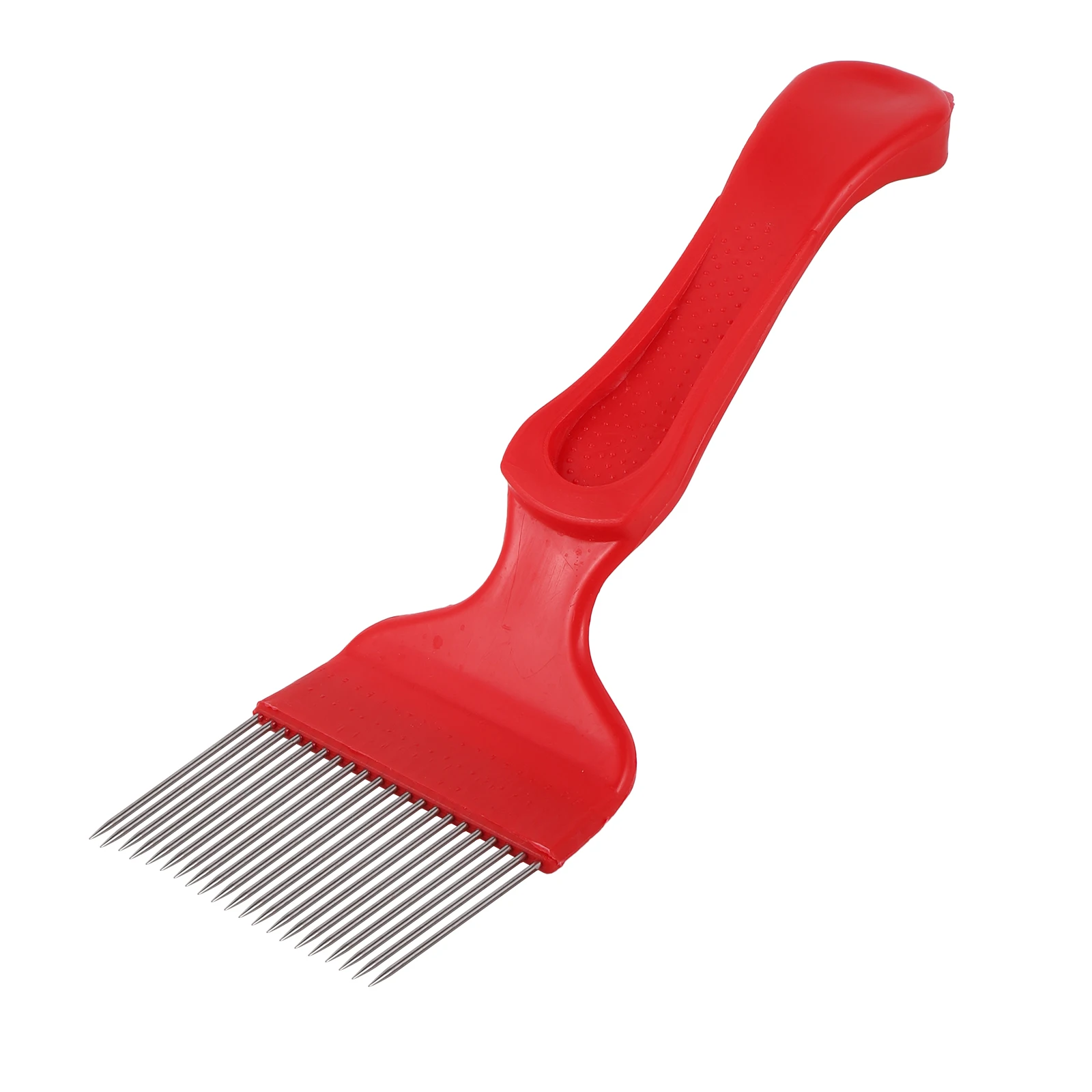 Herramientas de apicultura, 21 pines, agujas rectas, tenedores para destapar, mango de acero inoxidable, rastrillo disperso de miel, pala, peine, equipo de abejas, 1 ud.