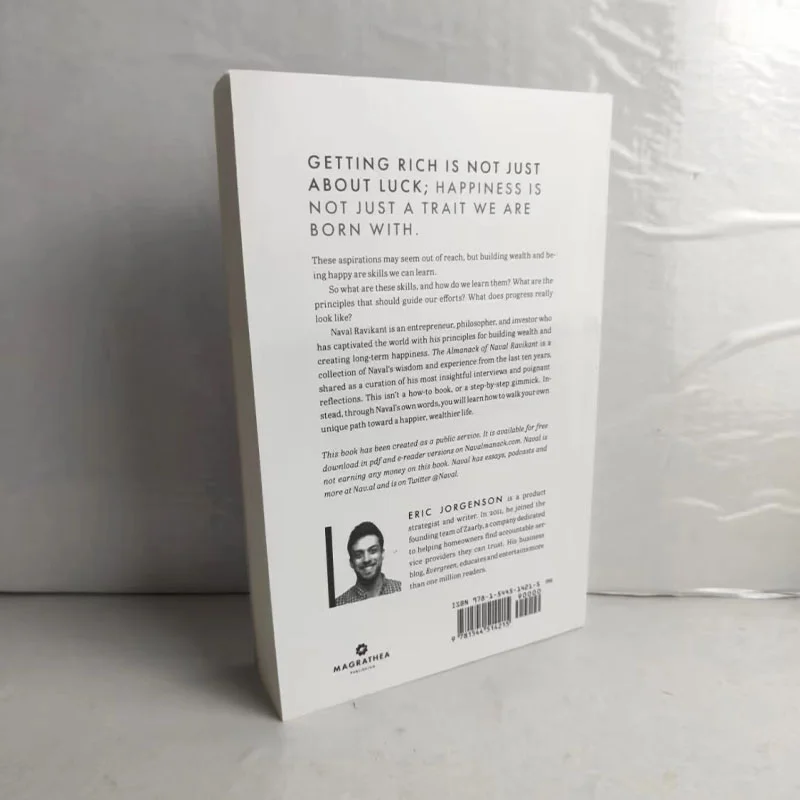 El Almanaque de Ravikant Naval de Eric Jorgenson Una guía para la riqueza y la felicidad Libro en inglés de bolsillo - imagen 3