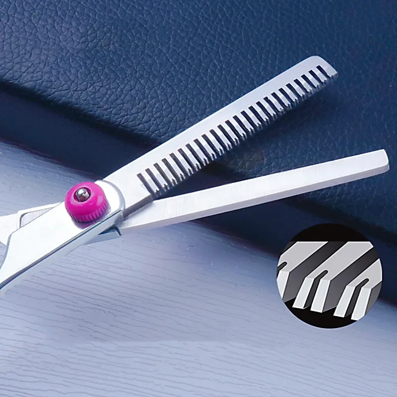 Tijeras de pelo para perros, tijeras de aseo para perros, recortador de pelo profesional para perros, Herramientas de limpieza de lana para mascotas, recortador curvo para suministros para perros - imagen 5