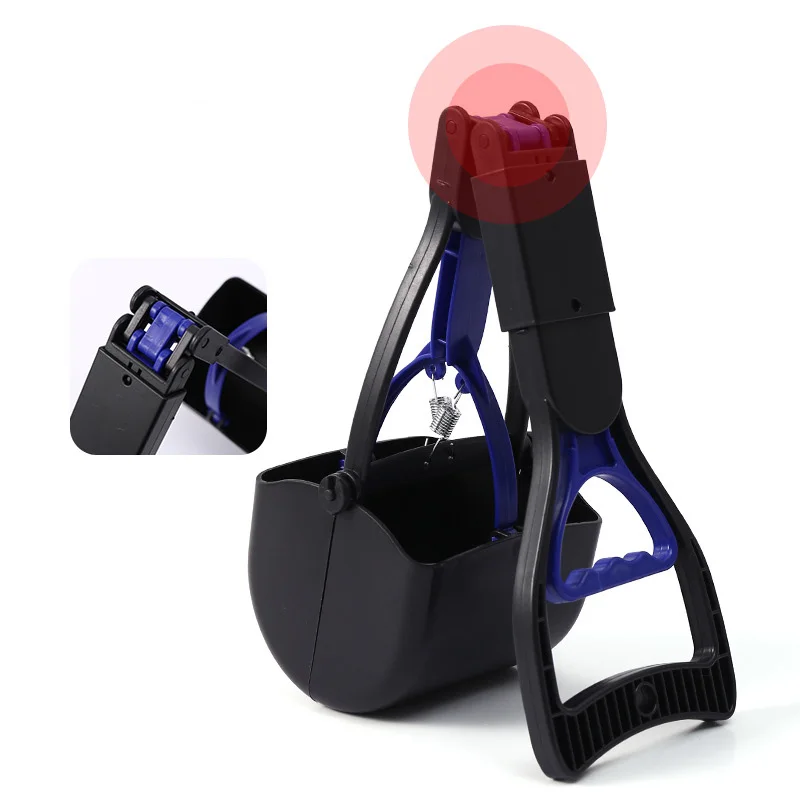 Recogedor de excrementos plegable de 45 cm para perros - Mango largo - imagen 5