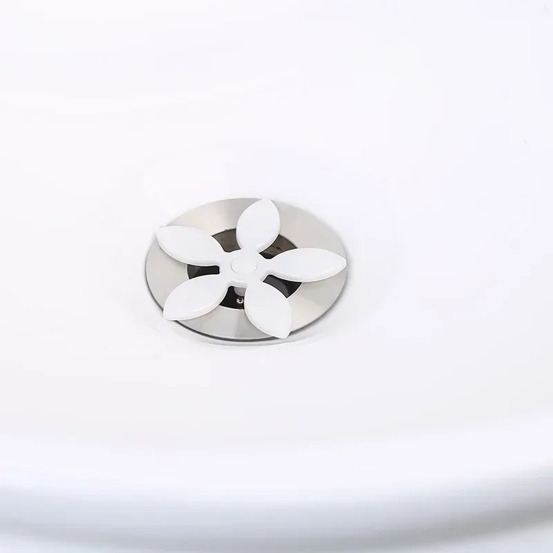 Colector de pelo de drenaje Premium, cadena de Limpieza del cabello para ducha de flores, colador de drenaje para baño, gancho de cadena, herramientas de dragado, 3 uds. - imagen 3