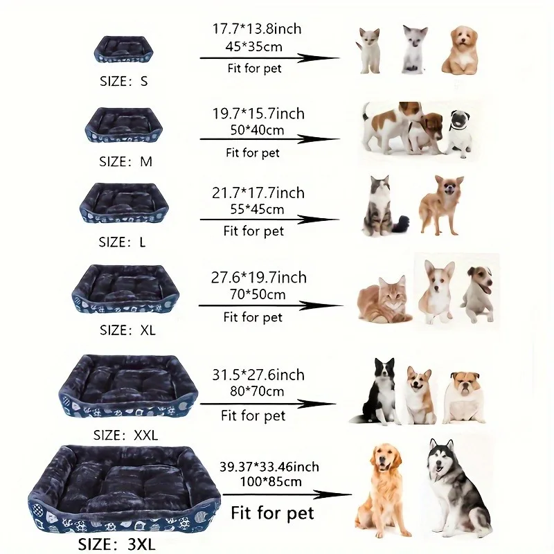 Cama térmica acolchada para perros y gatos – Ideal para el invierno - imagen 4