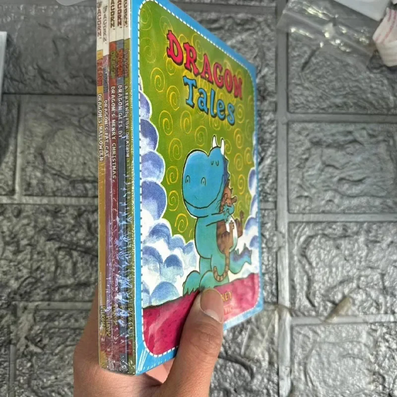 Scholastic Dragon By Dav Pilkey para niños, juego de libros de cuentos de lectura, imágenes para dormir, cómics en inglés, 5 libros por juego - imagen 3