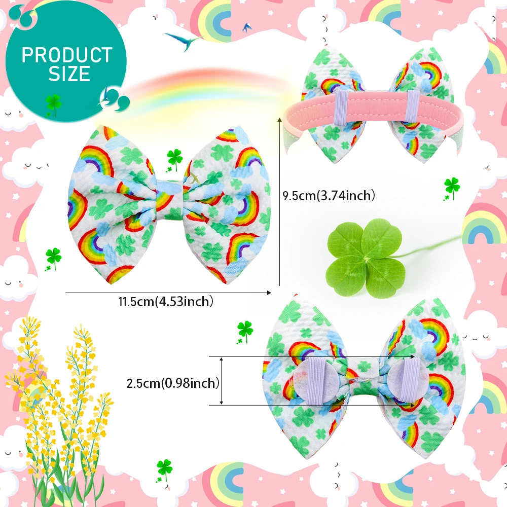 Lazos grandes para perros de 20/50ps, pajaritas deslizantes para perros, suministros de verano para mascotas, Collar con pajarita para perros grandes, accesorios, suministros para perros grandes - imagen 2