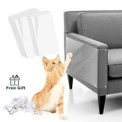 Protectores adhesivos antirrascadores para sofá de gatos