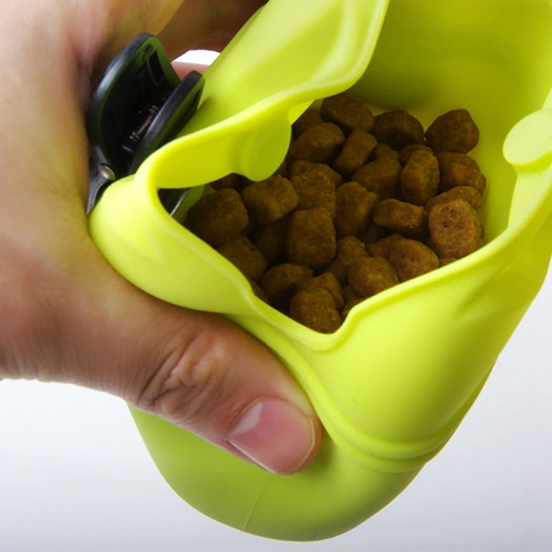 Riñonera portátil para entrenamiento de perros, bolsa de cintura para tratar aperitivos, cebo para perros, obediencia, agilidad, bolsa de almacenamiento de alimentos al aire libre, bolsas de cintura de recompensa para alimentos - imagen 4