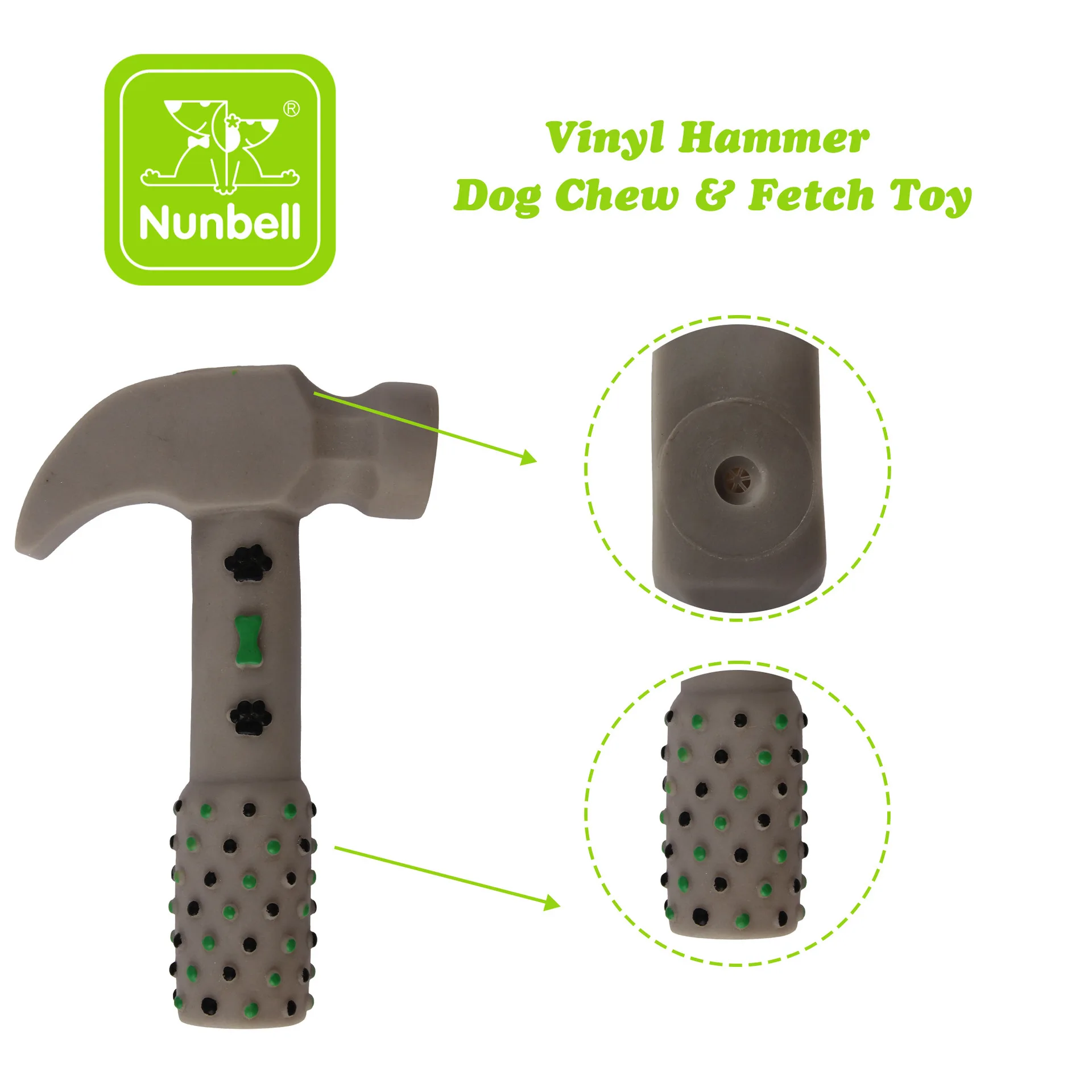 Juguetes duraderos para perros con sonido y limpieza dental - imagen 4