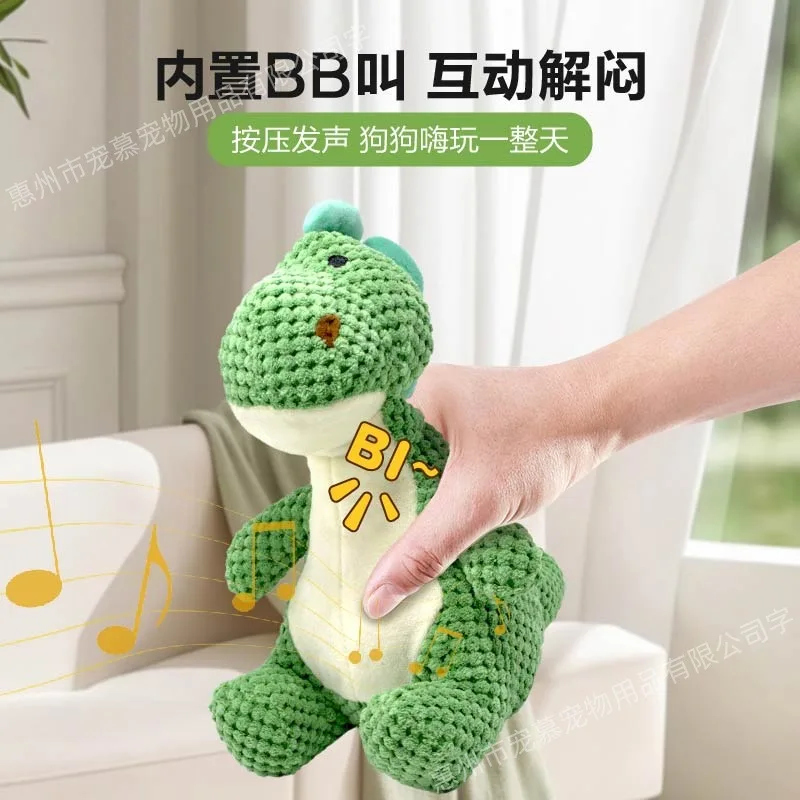 Juguete chirriante de dentición para perros – Dinosaurio piña - imagen 3