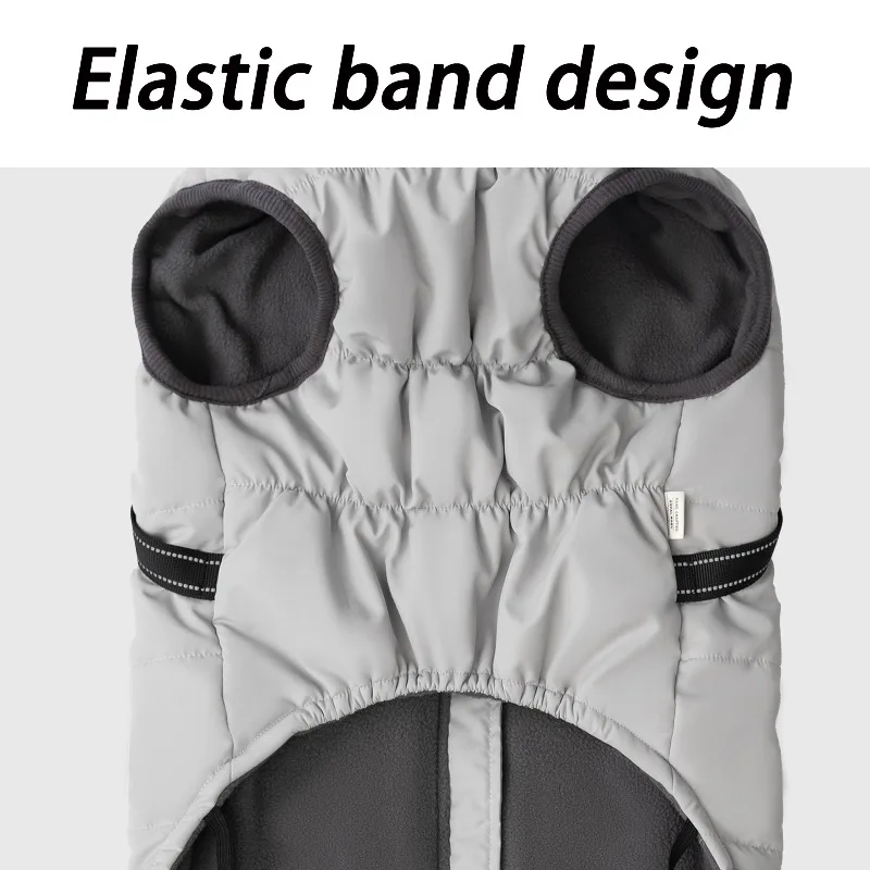 Abrigo impermeable para perros grandes Labrador Golden invierno cálido - imagen 4