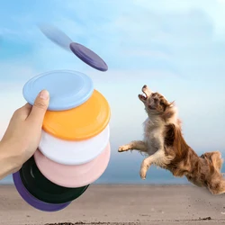Disco volador para perros - Juguete resistente para masticar y jugar