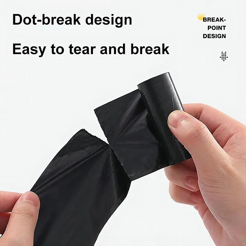 -bolsa de basura para mascotas, bolsa para excrementos de perros, bolsas de basura, limpieza de basura, bolsa de basura desechable, bolsa portátil, 10 rollos, 1 paquete - imagen 5