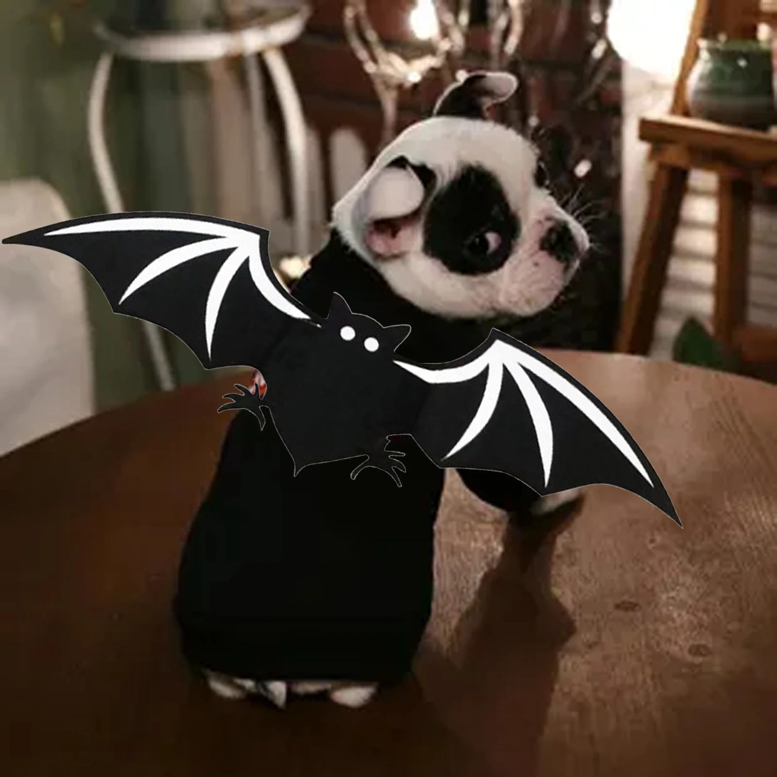 Disfraces de alas de murciélago para perros y gatos, adorno de ala Artificial, suministros para fiestas de Cosplay, productos para mascotas de liberación rápida - imagen 3