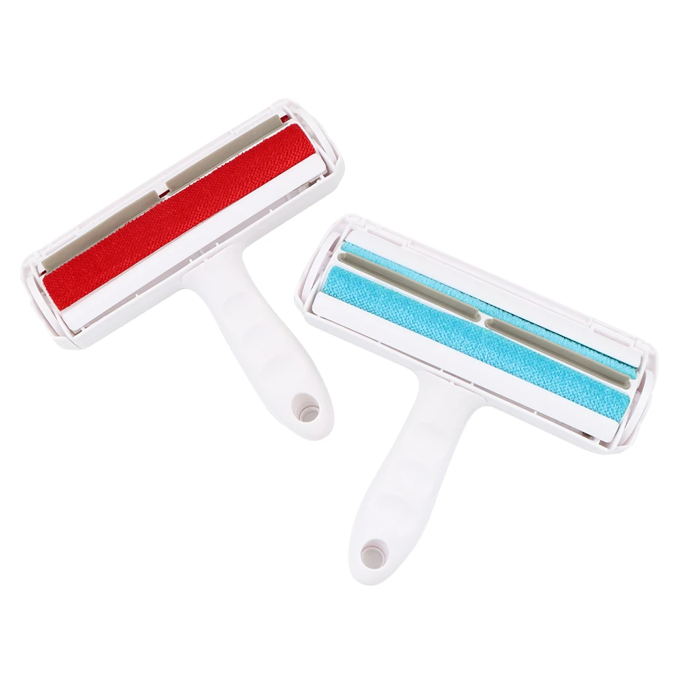 Rodillo removedor de pelo de mascotas, cepillo de 2 vías para quitar el pelo de perros y gatos de Forniture, autolimpieza, con mango cómodo - imagen 5