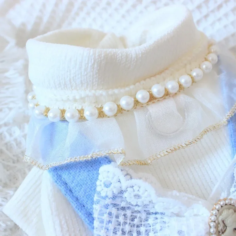 Perro invierno perro vestido de princesa hebilla de tracción ropa para perros para perros pequeños Teddy vestido con tirantes falda abrigo para perros ropa para perros - imagen 5