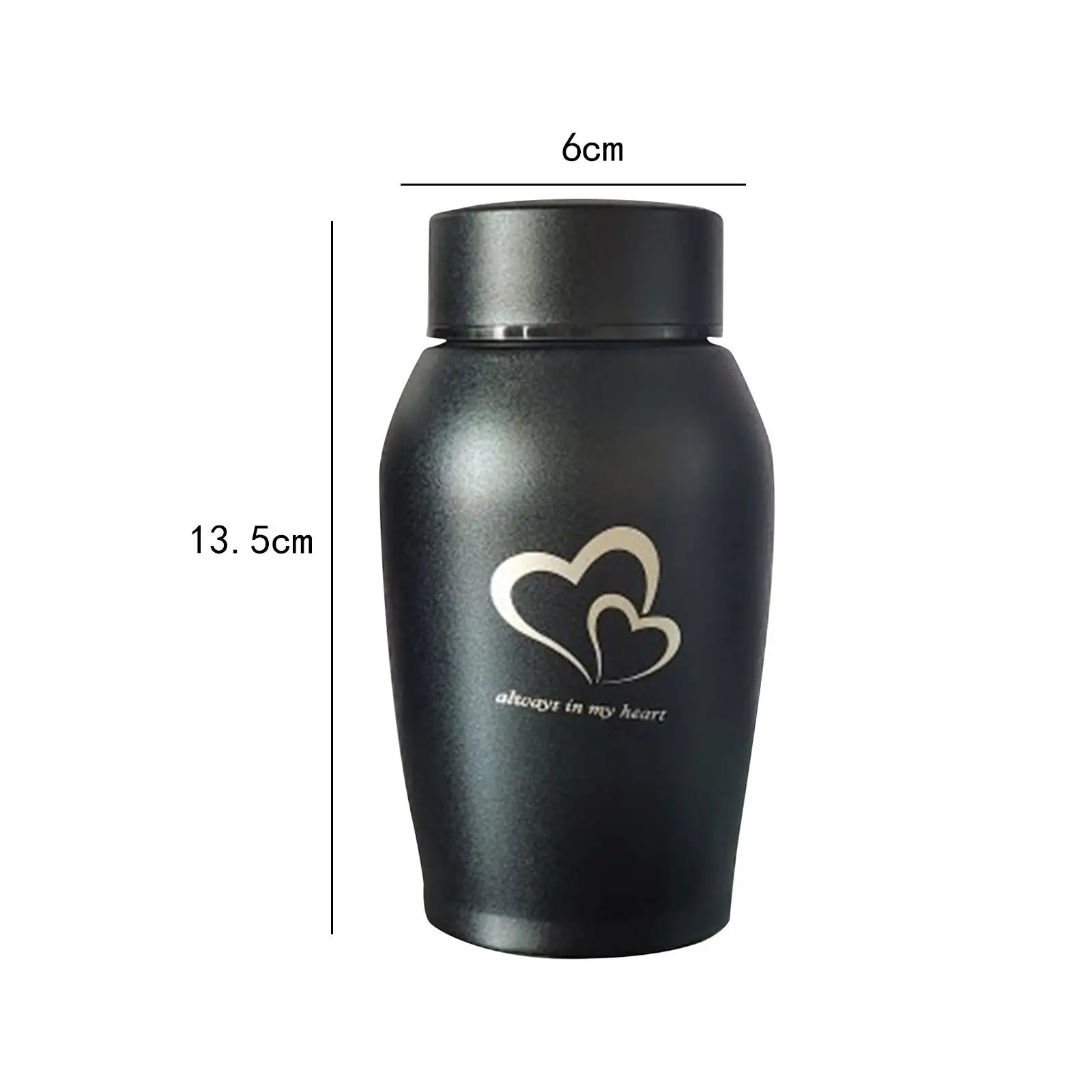 Pet Urns Burial Urn Box Funeral Remembrance Always in My Heart Souvenir Memorable Pet Cremation Urn Portable Keepsake Urn