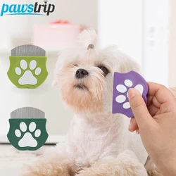 Removedor de pelo curvo para mascotas, cepillo de aguja para gatos y perros, peine para eliminar piojos, herramientas de aseo para gatitos, cepillo para perros, suministros para mascotas