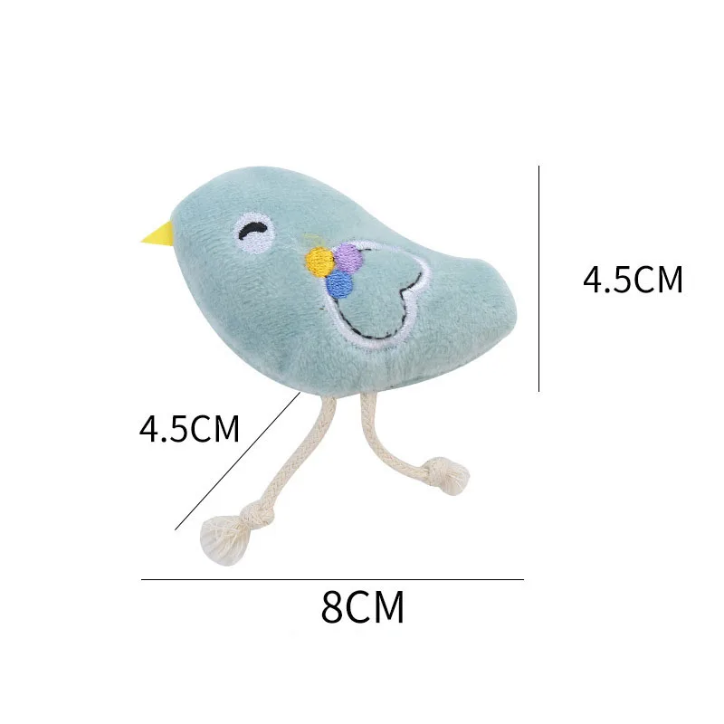 Juguete de felpa para gatos con hierba gatera, bonito juguete para masticar garras, mordedura de pulgar, accesorios para mascotas - imagen 2