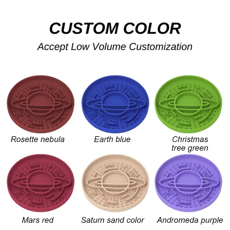 Cuenco de comida lenta para perros, plato para lamer de silicona, ayuda saludable, redondo, antiasfixia, cuenco de comida para mascotas engrosado, productos de entrenamiento para comederos para mascotas - imagen 5